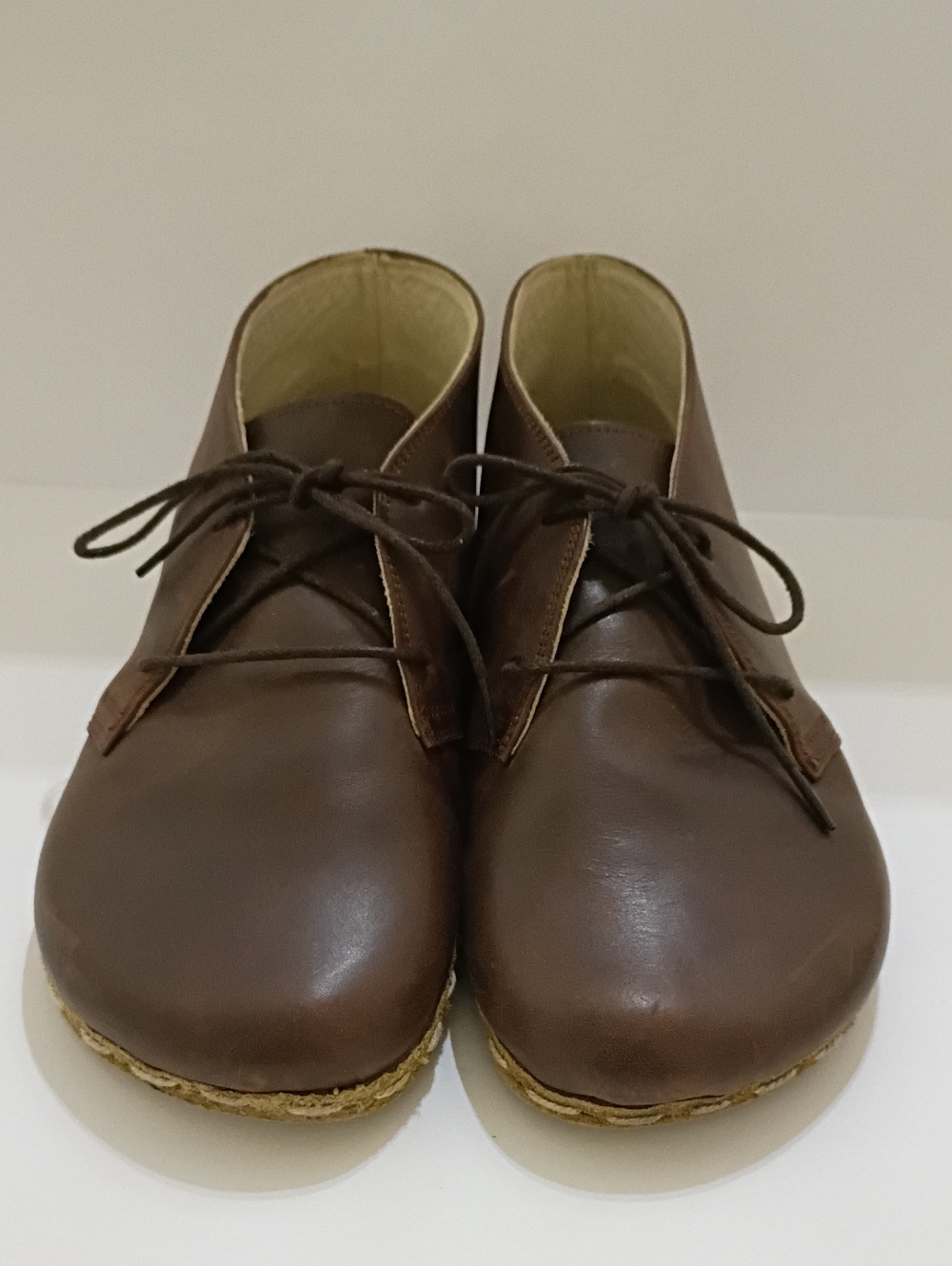 Earthing Harmony Ladies Brown Leather Chukka Boots
